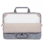 Rivacase 7913 borsa per notebook 33,8 cm (13.3") Custodia a tasca Nero, Grigio (7913LIGHTGREY)