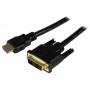 StarTech.com Cavo adattatore HDMI a DVI-D da 150 cm - Cavo connettore presa HDMI a presa DVI Maschio/Maschio (HDDVIMM150CM)