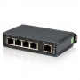 StarTech.com Switch di rete Commutatore Industriale Ethernet a 5 porte - Guida DIN / Montabile a parete (IES5102)