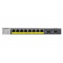 Netgear GS110TP Gestito L2/L3/L4 Gigabit Ethernet (10/100/1000) Supporto Power over Ethernet (PoE) Grigio (GS110TP-300EUS)