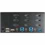 StarTech.com KVM Switch DisplayPort a due porte e triplo monitor DP - 4K 60Hz UHD HDR - KVM DP 1.2 per computer d (SV231TDPU34K)