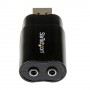 StarTech.com Scheda Audio Esterna Stereo USB 2.0 - Adattatore esterno scheda audio Stereo USB 2.0 a 3,5 mm Jack au (ICUSBAUDIOB)