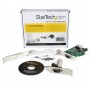 StarTech.com Scheda PCI Express seriale nativa basso profilo a 2 porte RS-232 con 16550 UART (PEX2S553LP)