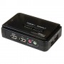 StarTech.com Switch KVM a 2 porte VGA USB con audio e cavi - Commutatore VGA USB a doppia porta (SV211KUSB)