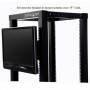 StarTech.com Staffa di montaggio universale per monitor LCD VESA per rack 19'' o armadi (RKLCDBK)