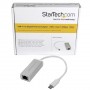 StarTech.com Adattatore di rete USB-C a RJ45 Gigabit Ethernet Gbe - M/F - Argento (US1GC30A)