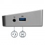 StarTech.com Docking Station replicatore di porte Universale per 3 portatili - video triplo - USB 3.0 (USB3DOCKH2DP)