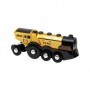 BRIO Goldene Batterielok mit Licht und Sound (33630)