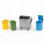 BRUDER Garbage can set (2607)