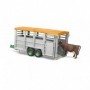 BRUDER Livestock trailer with 1 cow (02227)