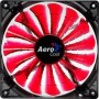 Aerocool Shark Fan Devil Red Edition 12cm Case per computer Ventilatore Nero, Rosso (EN55437)