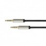 Python GC-M0226 cavo audio 0,5 m 3.5mm Nero (GC-M0226)