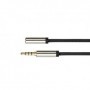 Python GC-M0237 cavo audio 1 m 3.5mm Nero (GC-M0237)