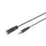 Digitus 1.5m, 2x3.5mm cavo audio 1,5 m 3.5mm Nero (DB-510200-015-S)