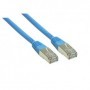 Alcasa 1m Cat6 S/FTP cavo di rete Blu S/FTP (S-STP) (8060-010B)