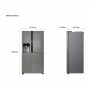 LG GSJ361DIDV frigorifero side-by-side Libera installazione 606 L F Acciaio inossidabile (GSJ361DIDV)