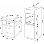 Amica EB944100E EEK, 65 L, pulizia acqualitica, aria calda, 11 funzioni, CoolDoor3, SoftClose, acciaio inossidabile (EB944100E)