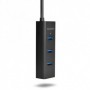 Axagon HUE-S2C hub di interfaccia USB 3.2 Gen 1 (3.1 Gen 1) Type-A 5000 Mbit/s Nero (HUE-S2C)