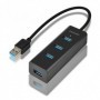 Axago HUE-S2B hub di interfaccia USB 3.2 Gen 1 (3.1 Gen 1) Type-A 5000 Mbit/s Nero (HUE-S2B)