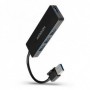 Axagon HUE-G1A hub di interfaccia USB 3.2 Gen 1 (3.1 Gen 1) Type-A 5000 Mbit/s Nero (HUE-G1A)