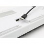 Ducky One 2 White LED tastiera USB Tedesco Nero, Bianco (DKON1808S-PDEPDAZW1)