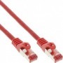 InLine S-STP/PiMF Cat.6 1m Red cavo di rete Cat6 S/FTP (S-STP) (76411R)