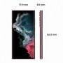 Samsung Galaxy S22 Ultra SM-S908B 17,3 cm (6.8") Doppia SIM Android 12 5G USB tipo-C 8 GB 128 GB 5000 mAh Borgogna