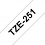 Brother TZE251 nastro per etichettatrice Nero su bianco TZe (TZE251)