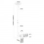 Neomounts by Newstar Supporto da soffitto per schermi LCD/LED/TFT (FPMA-C050SILVER)