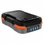 Black & Decker BDCB12B batteria portatile Ioni di Litio 1500 mAh Nero, Grigio, Arancione (BDCB12B-XJ)