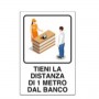 DISTANZA 1MT DAL BANCO 30X20 ADE (04801080ADB0300X0200)