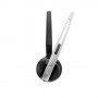 EPOS | SENNHEISER IMPACT DW Office HS Cuffia Aggancio, Padiglione auricolare, Passanuca Nero, Argento (1000509)