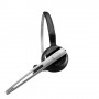 EPOS | SENNHEISER IMPACT DW Office HS Cuffia Aggancio, Padiglione auricolare, Passanuca Nero, Argento (1000509)