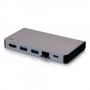 C2G C2G54457 replicatore di porte e docking station per notebook Cablato USB 3.2 Gen 1 (3.1 Gen 1) Type-C Nero (C2G54457)