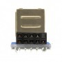 DeLOCK 1 x 9-pin 2.54 mm/2 x USB 2.0-A Nero, Blu, Argento (41825)