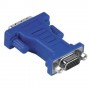 Hama Adapter DVI Analogue Male Plug - 15-pin HDD Female Jack HDMI Blu (45073)