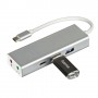 Hama Aluminium USB 3.2 Gen 1 (3.1 Gen 1) Type-C 5000 Mbit/s Argento (135758)