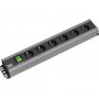 Bachmann 300.003 unità di distribuzione dell'energia (PDU) 6 presa(e) AC 2U Nero, Grigio (300.003)