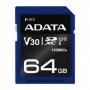 ADATA ASDX64GUI3V30S-R memoria flash 64 GB SDXC UHS-I Classe 10 (ASDX64GUI3V30S-R)