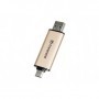 Transcend JetFlash 930C unità flash USB 128 GB USB Type-A / USB Type-C 3.2 Gen 1 (3.1 Gen 1) Oro (TS128GJF930C)