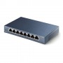 TP-LINK TL-SG108 Non gestito Gigabit Ethernet (10/100/1000) Nero (TL-SG108)