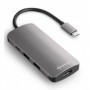 Sharkoon USB 3.0 Type C Multiport Adapter USB 3.2 Gen 1 (3.1 Gen 1) Type-C 5000 Mbit/s Grigio (4044951026715)