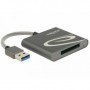 DeLOCK 91583 lettore di schede USB 3.2 Gen 1 (3.1 Gen 1) Grigio (91583)