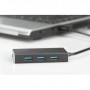 Digitus DA-70240-1 hub di interfaccia USB 3.2 Gen 1 (3.1 Gen 1) Type-A 5000 Mbit/s Nero (DA-70240-1)