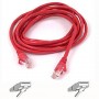 Belkin Cable patch CAT5 RJ45 snagless 0.5m red cavo di rete 0,5 m (A3L791B50CM-RDS)