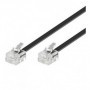 Goobay 6m RJ-11 Cable Nero (50318)