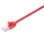 V7 Cavo Cat5e non schermato (UTP) rosso da RJ45 maschio a RJ45 maschio 0.5m 1.6ft (V7CAT5UTP-50C-RED-1E)